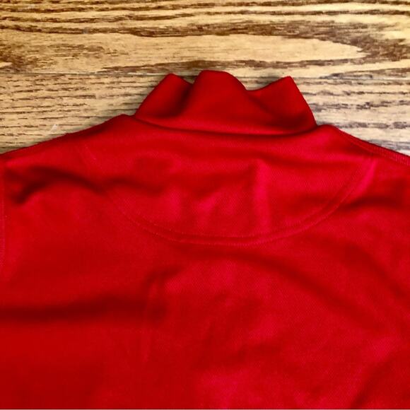 The North Face Pullover Red Polyester 1/4 Zip VaporWick Top Women’s Size Medium - Picture 8 of 10